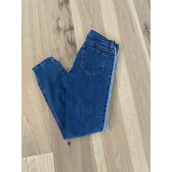 Dex Womens Reverse Seam Tapered Leg Medium Wash Skinny Jeans Size 29 - Picture 4 of 8